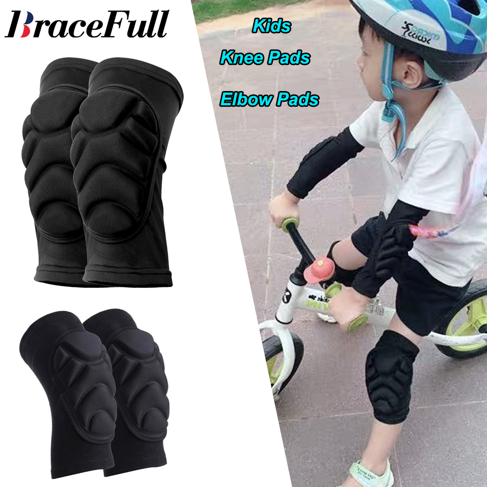 Cycling Protective Gear Kids - Set bantalan lutut dan bantalan siku