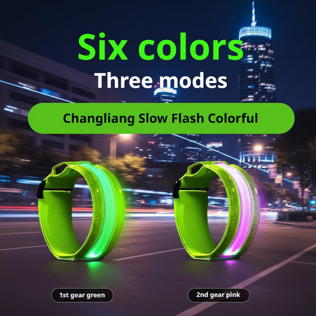 Cycling Visibility Gear - Tali Pengaman Pita Reflektif LED Visibilitas