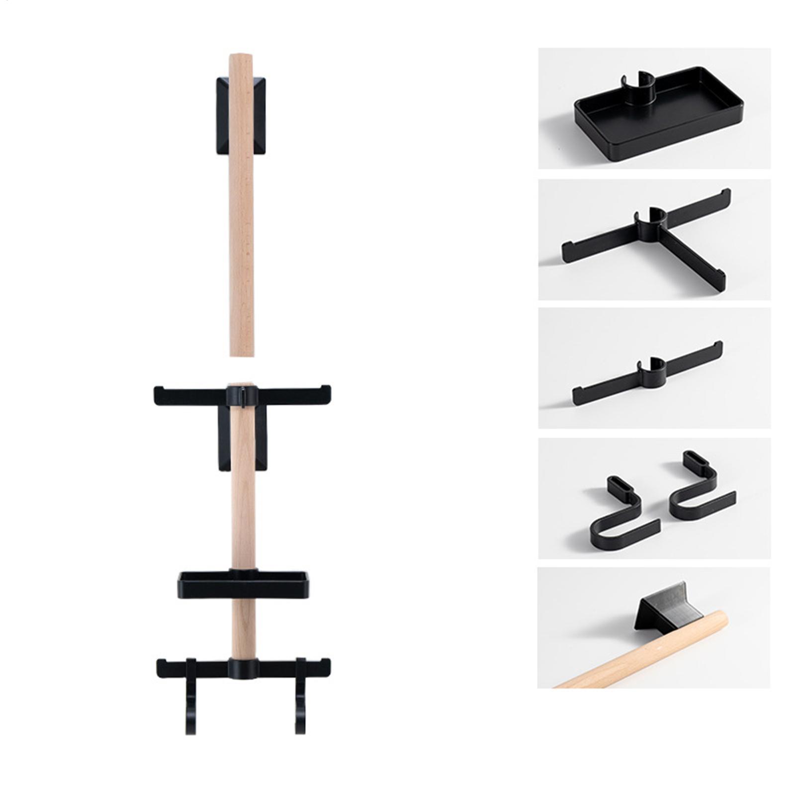 Cycling Gear Organizer Wall - Rak Pengatur Perlengkapan Bersepeda Vertikal, Penyangga