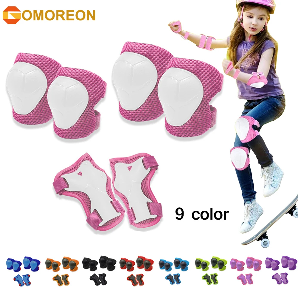 Cycling Protective Gear Kids - GOMOREON Bantalan Lutut Anak, Perlengkapan Pelindung