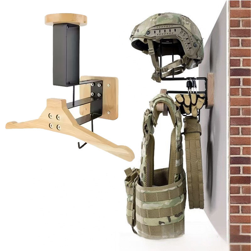 Cycling Gear Organizer Wall - Rak Helm Motor Dinding dari Baja