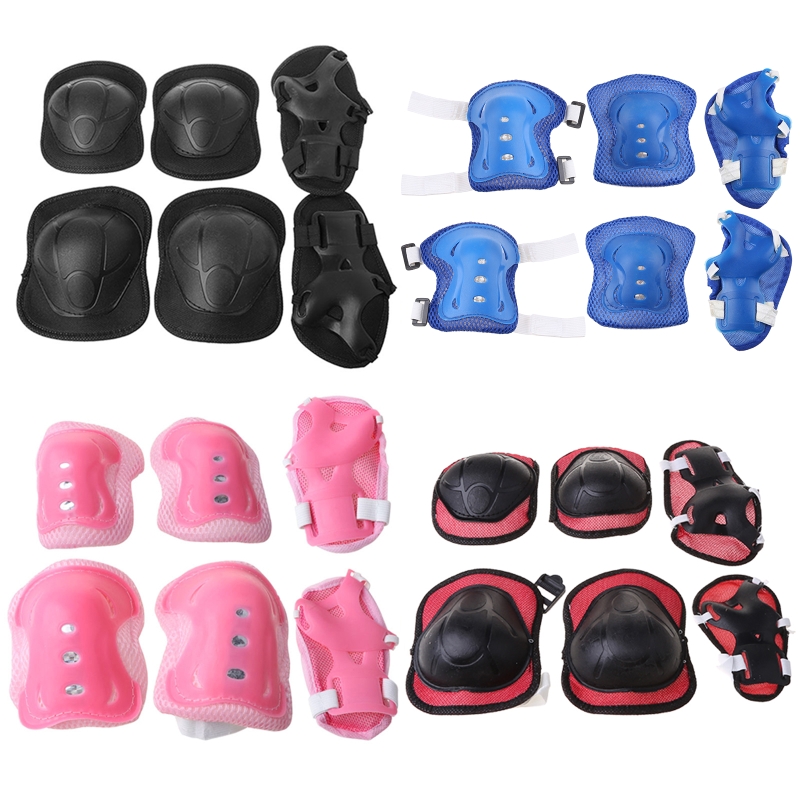 Cycling Protective Gear Kids - 6Pcs Set Perlengkapan Pelindung Anak, Pelindung