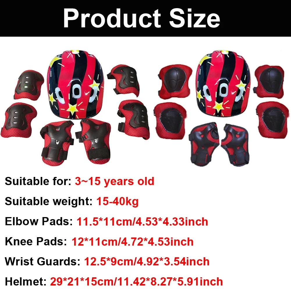 Helm anak dan bantalan lutut,  - Cycling Protective Gear Kids ulasan dan harga