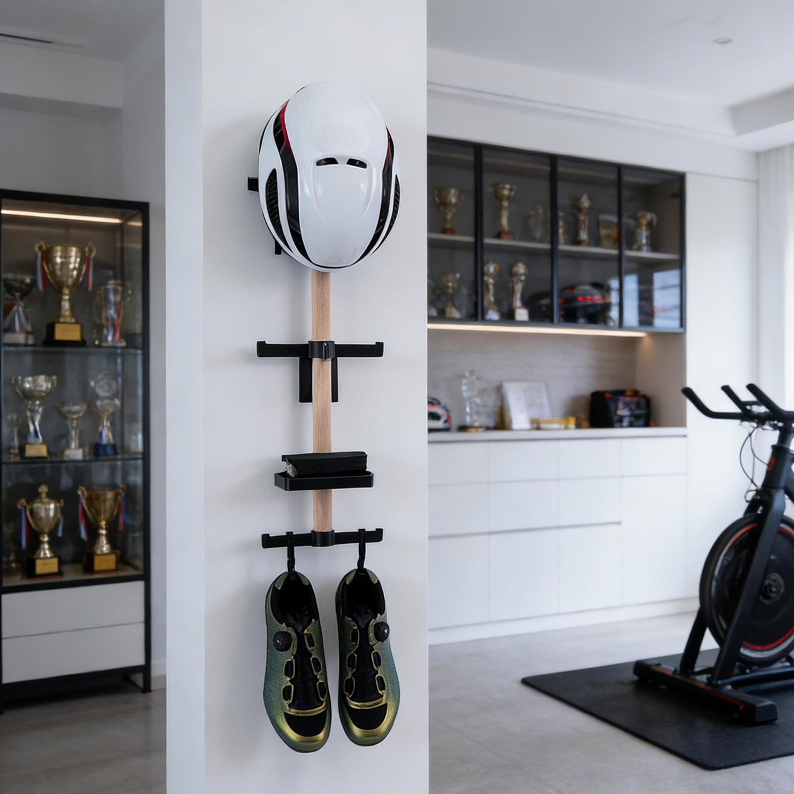Rak Pengatur Perlengkapan Bers - Cycling Gear Organizer Wall ulasan dan harga