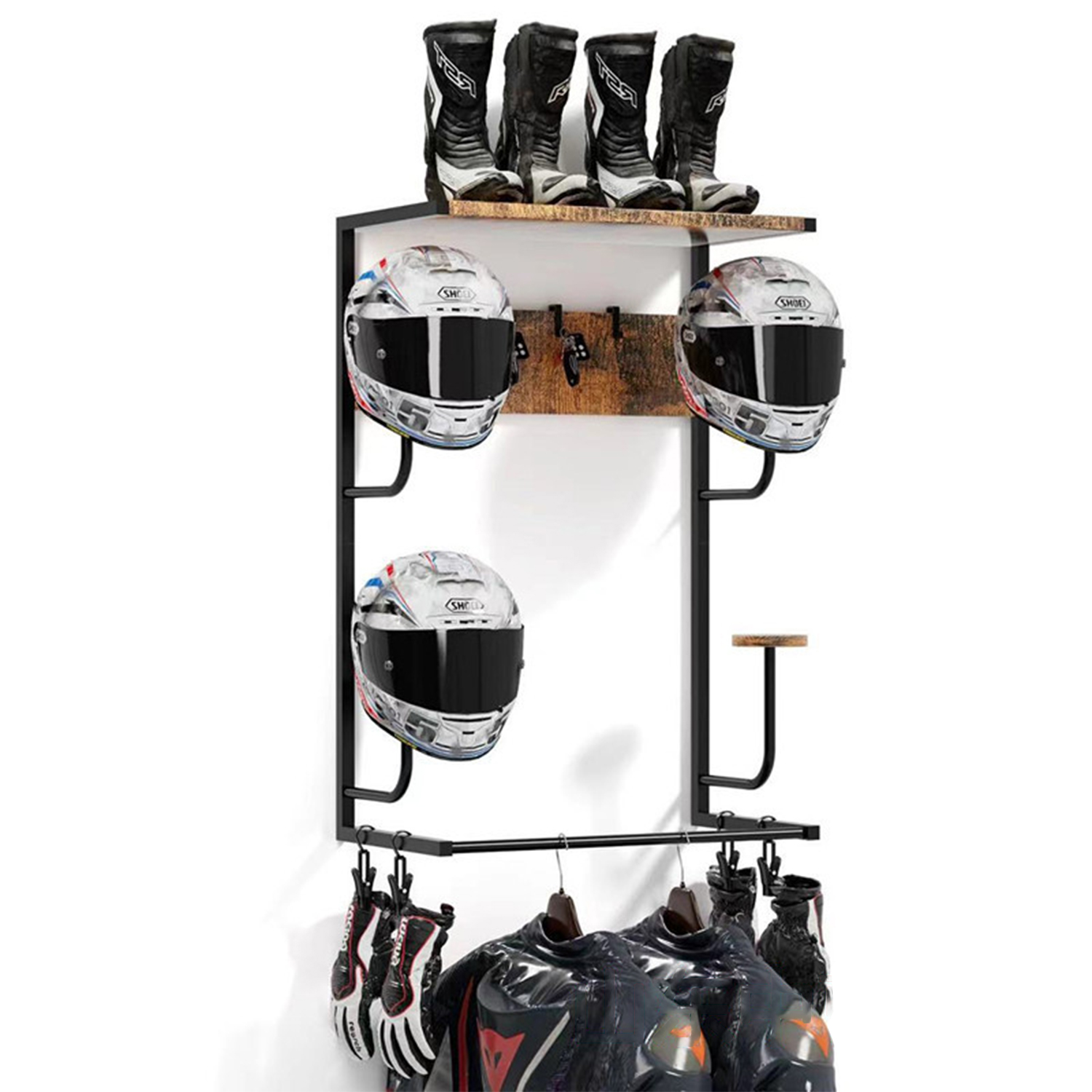 Tempat Helm Sepeda Motor, Rak  - Cycling Gear Organizer Wall ulasan dan harga