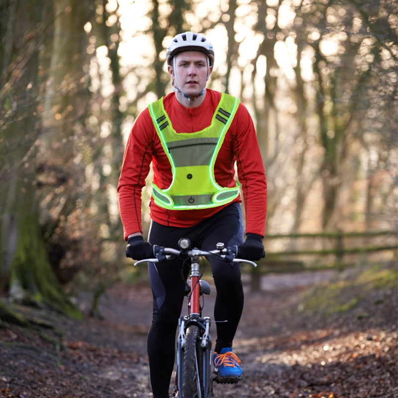 Pakaian Olahraga LED Light Up  - Cycling Visibility Gear ulasan dan harga