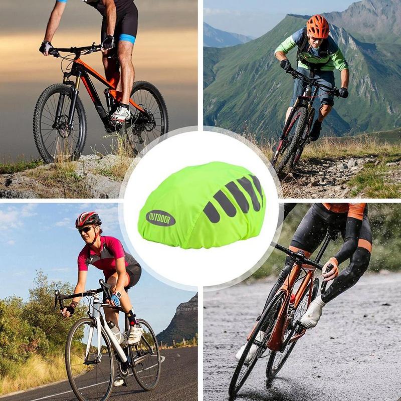 1 Buah Helm Sepeda Penutup Huj - Cycling Visibility Gear ulasan dan harga