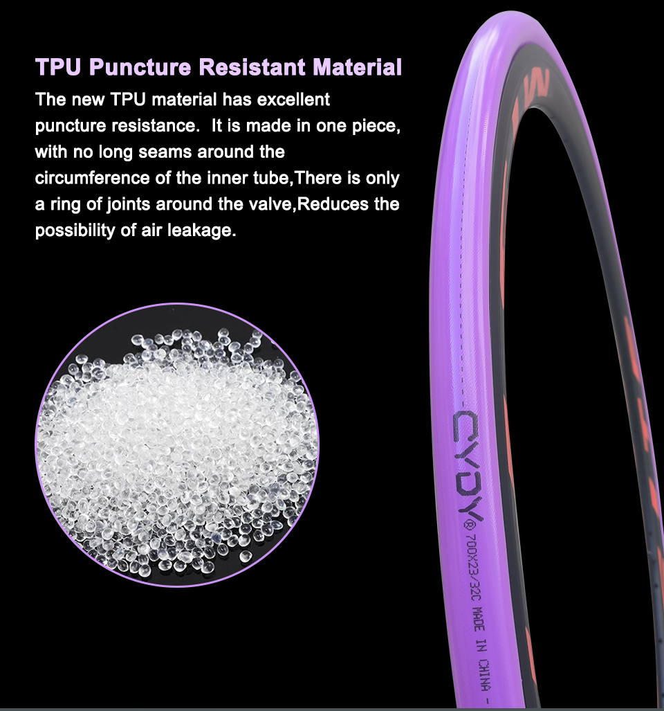 46g CYDY TPU Ban Dalam Sepeda  - Gravel Bike Tires ulasan dan harga