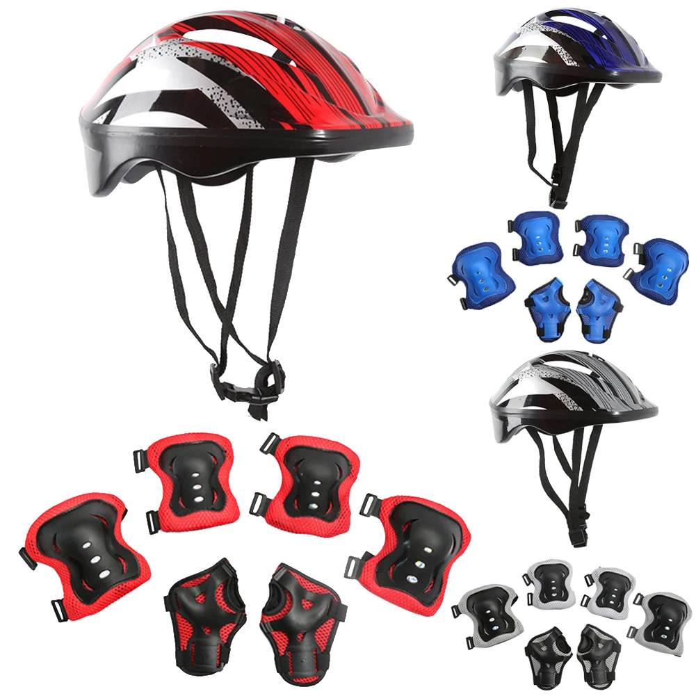 7 Buah Set Perlengkapan Pelind - Cycling Protective Gear Kids ulasan dan harga
