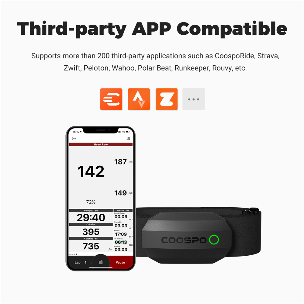 COOSPO H808S Sensor denyut jan - Cycling Heart Rate Monitor ulasan dan harga